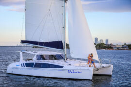 Seawind 1260 Waiting in The Mediterranean